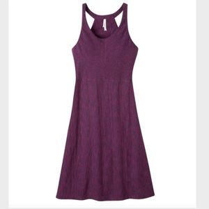 Mountain Khakis Dress in Plum Color with Shelf Bra